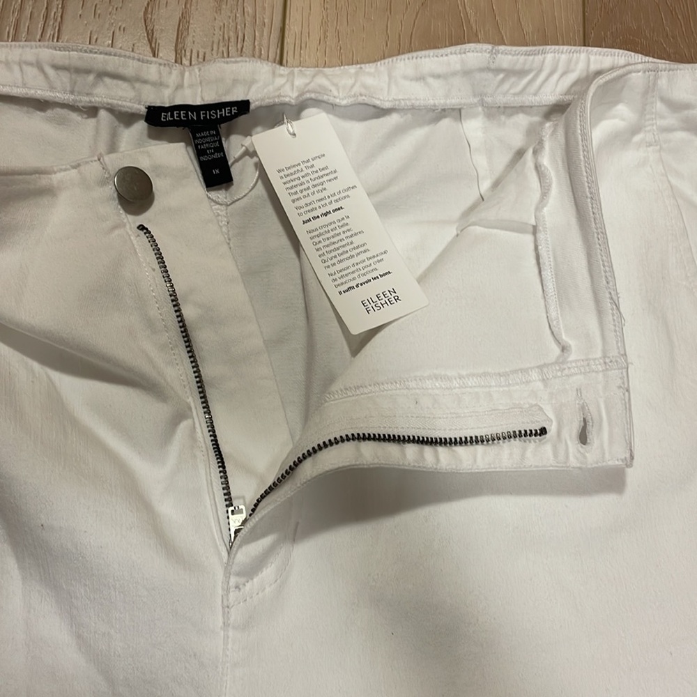 Eileen Fisher White Women's Pants - Picture 7 of 13